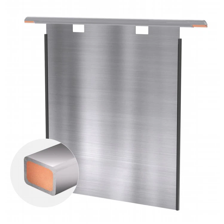 لوحة كاثود من الفولاذ المقاوم للصدأ من كيد مع لوحة سعة 316 لتر